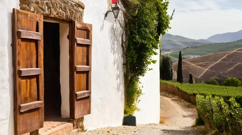 La pintoresca ciudad de Aracena se integra en el paisaje andaluz con sus edificios blanqueados y techos terracota bajo una luz suave