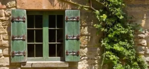 La casa se presentaba como un conjunto de madera y piedra vieja y deteriorada rodeada por vegetación salvaje