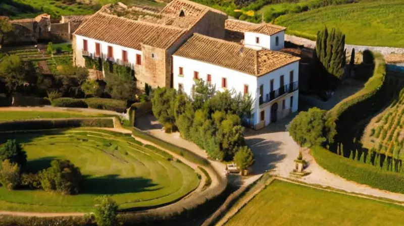 Aracena es un pueblo en Andalucía con tejados de terracota y edificios del siglo XVI rodeados de olivos, praderas y montañas ásperas