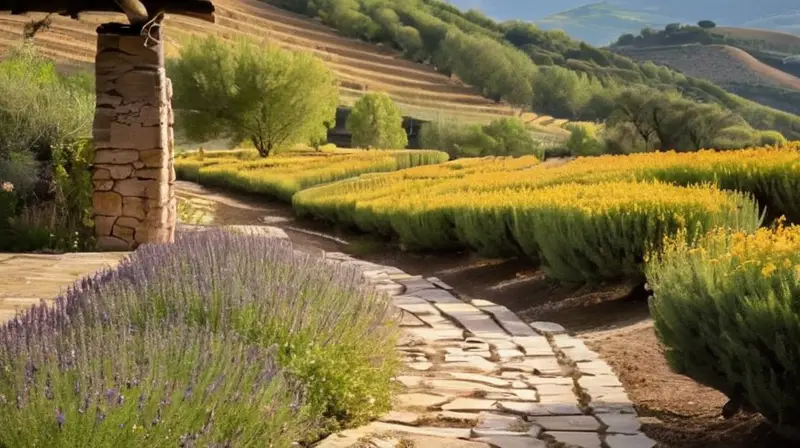 Un paisaje rural pintoresco con encanto, donde la naturaleza y la historia se fusionan en un ambiente tranquilo