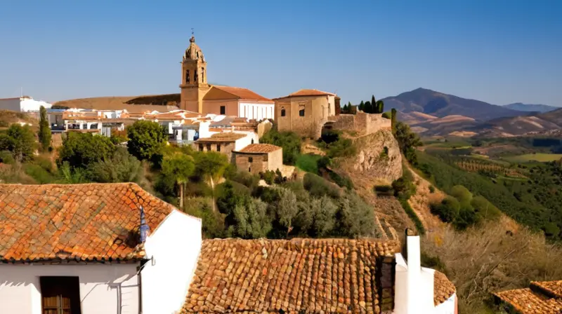 Aracena cuenta con calles empedradas y una arquitectura histórica con tejados de terracota