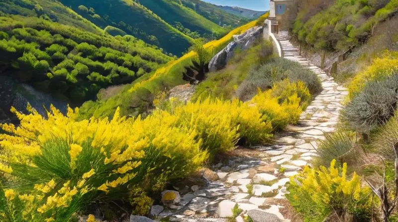 El pueblo blanco de Aracena brilla bajo el sol con calles empedradas y un paisaje natural impresionante