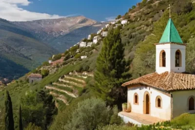 Un paisaje idílico de montañas