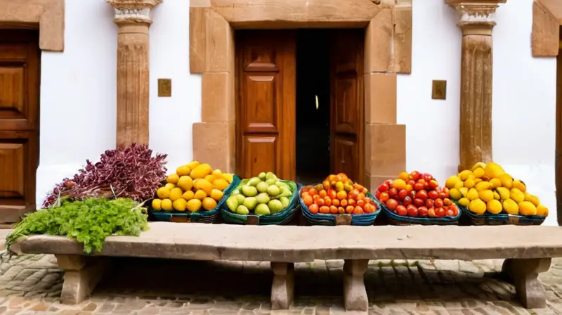 Un pintoresco pueblo andaluz de Aracena adornado con arquitectura de piedra y tejados cerámicos