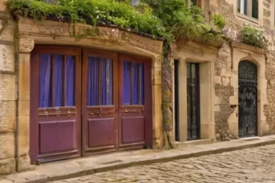 Las calles y edificios antiguos están cubiertos de wearas y detalles ornamentales erosionados por el tiempo