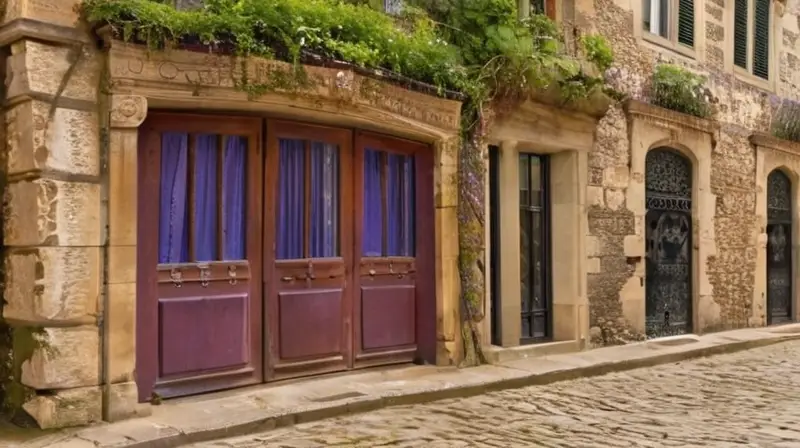 Las calles y edificios antiguos están cubiertos de wearas y detalles ornamentales erosionados por el tiempo