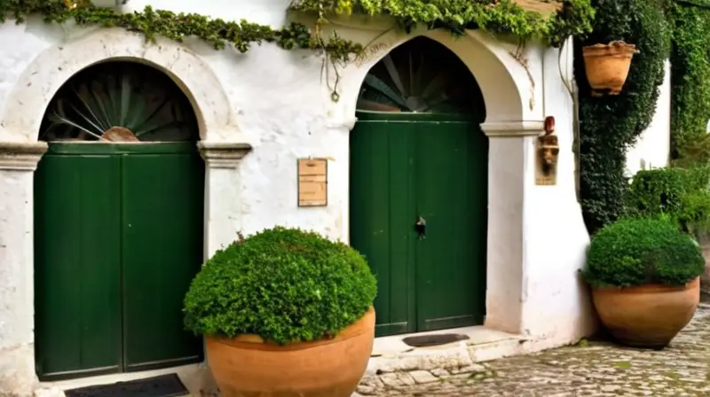 El pueblo de arquitectura histórica ofrece una escena tranquila y acogedora con sus calles empedradas, fuentes antiguas y edificios ornamentados