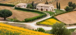 Elpaisaje rural de Aracena está dominado por colinas onduladas