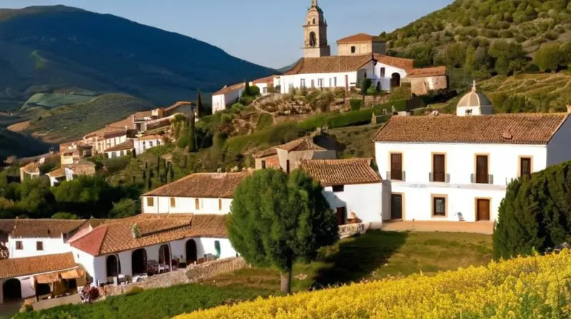 Aracena es un pintoresco pueblo blanco de piedra ubicado en medio de las montañas con calles empedradas y antiguos olivos, donde la luz del sol resalta sus detalles históricos