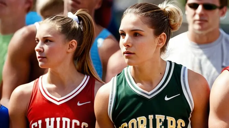 Un grupo de jóvenes jugadores de baloncesto se muestran orgullosos y determinados mientras esperan con sus amigos a la salida del partido