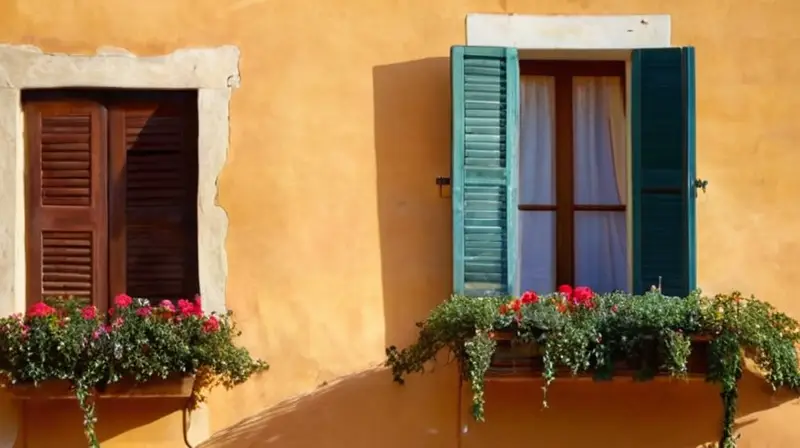 El paseo romántico por la plaza aragonesa de Aracena presenta una escena idílica con patios antiguos en colores cálidos y encanto medieval