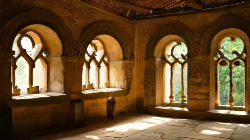 Un monasterio viejo y abandonado alberga patrimonios religiosos y artísticos en su arquitectura erosionada