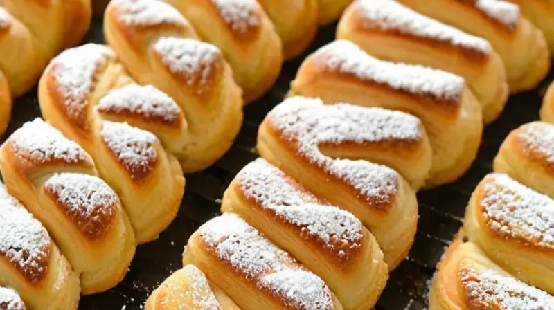 Las alfajores tienen textura crujiente y suave con una capa de caramelo clara