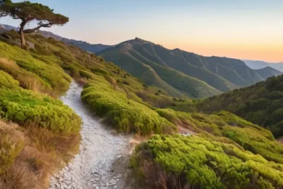 La montaña ofrece paisajes naturales impresionantes con picos de granito