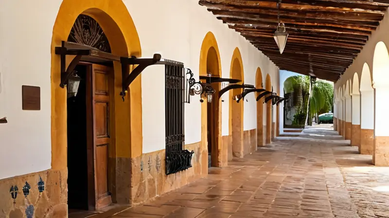 El histórico centro de Aracena cuenta con calles empedradas y plazas tranquilas rodeadas de edificios blanqueados con tejas de terracota y adornos de madera